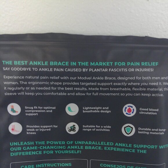 NIB Modvel Foot & Ankle Brace Socks - Picture 6 of 13